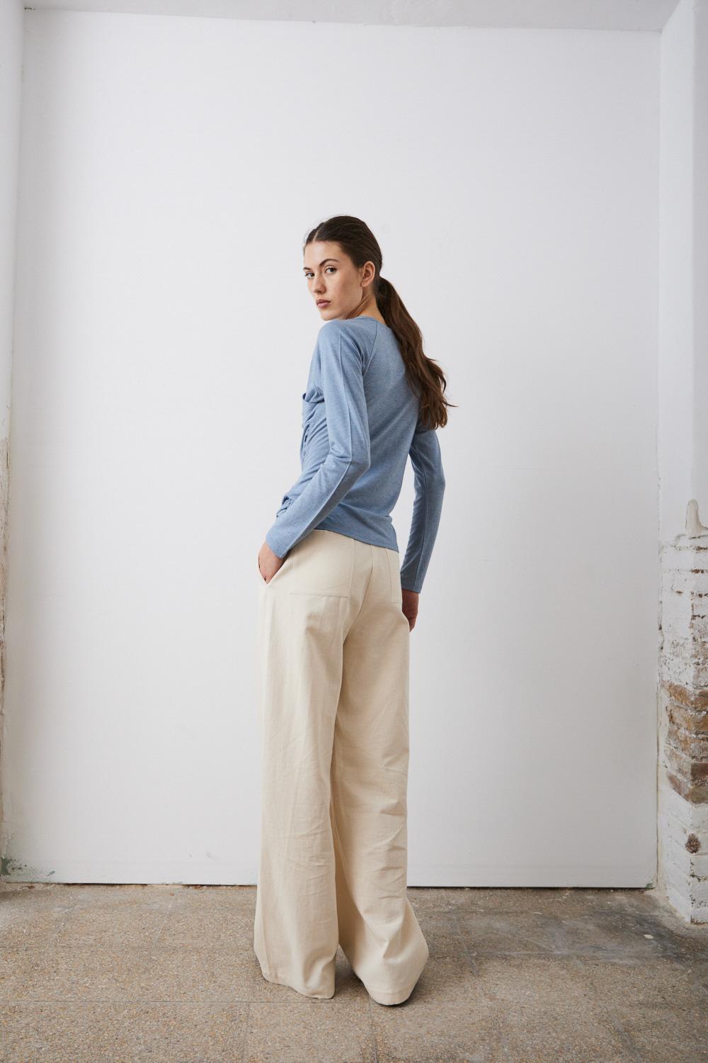 Sita Murt Camiseta Cruzada Ajustada