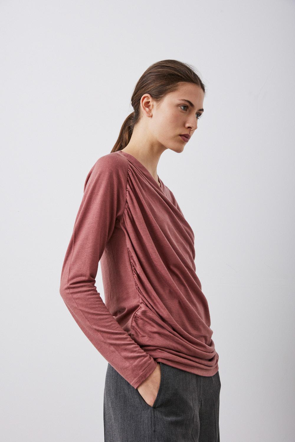 Sita Murt Camiseta Cruzada Ajustada