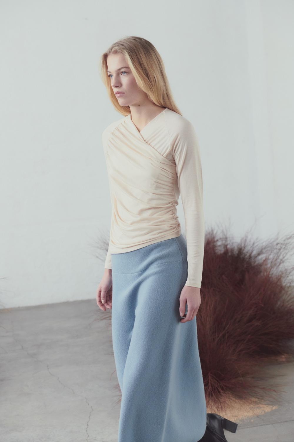 Sita Murt Camiseta Cruzada Ajustada