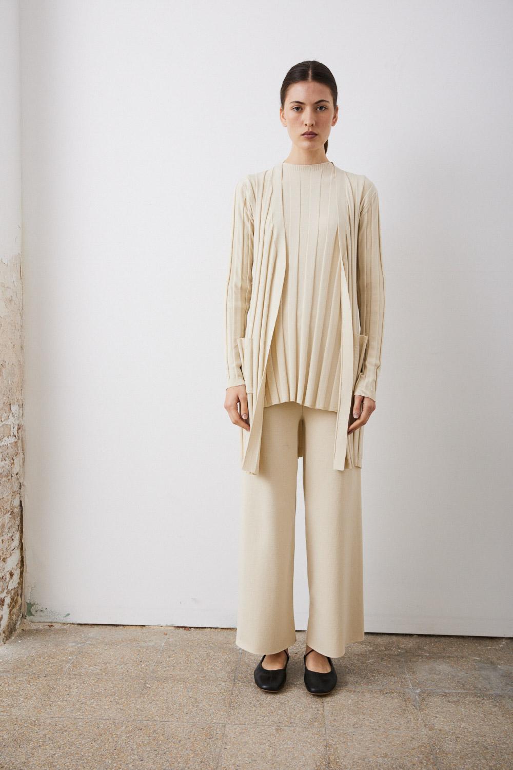 sita murt Chaqueta maxi acanalado