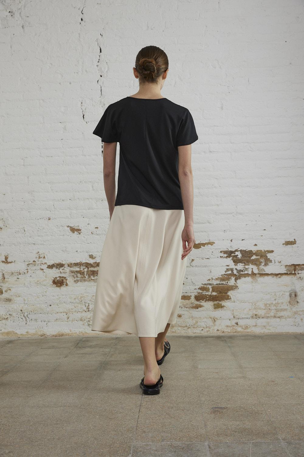 Sita Murt Falda De Lino Evasé