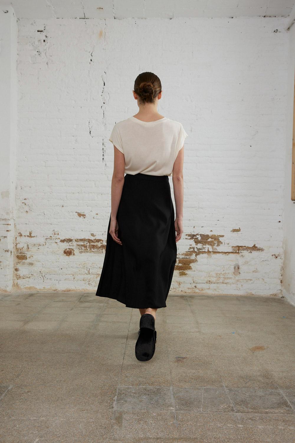 Sita Murt Falda De Lino Evasé