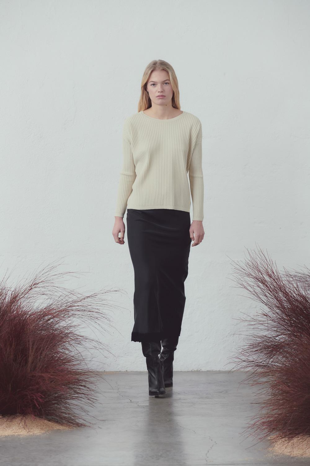 sita murt Jersey acanalado