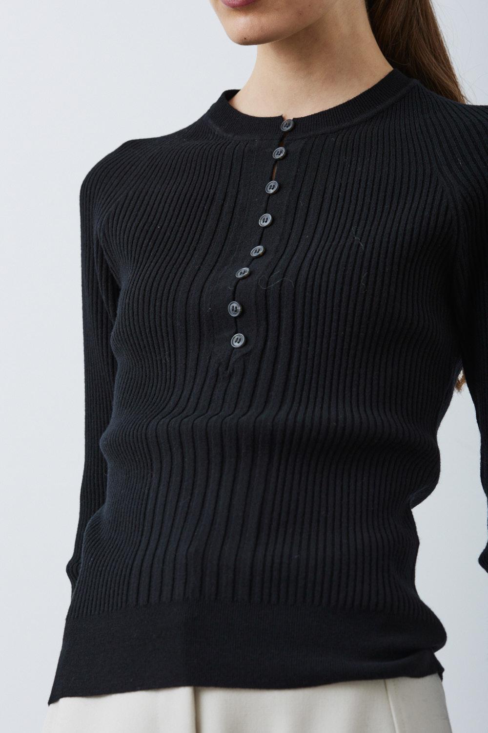 Sita Murt Jersey Con Abertura Frontal