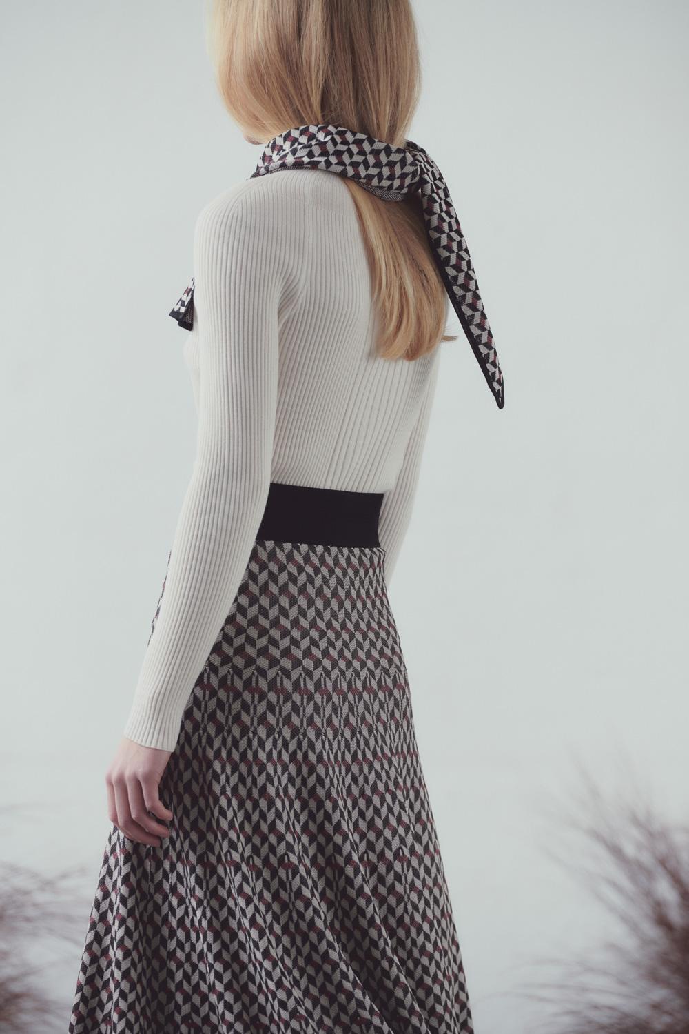 Sita Murt Jersey Con Abertura Frontal