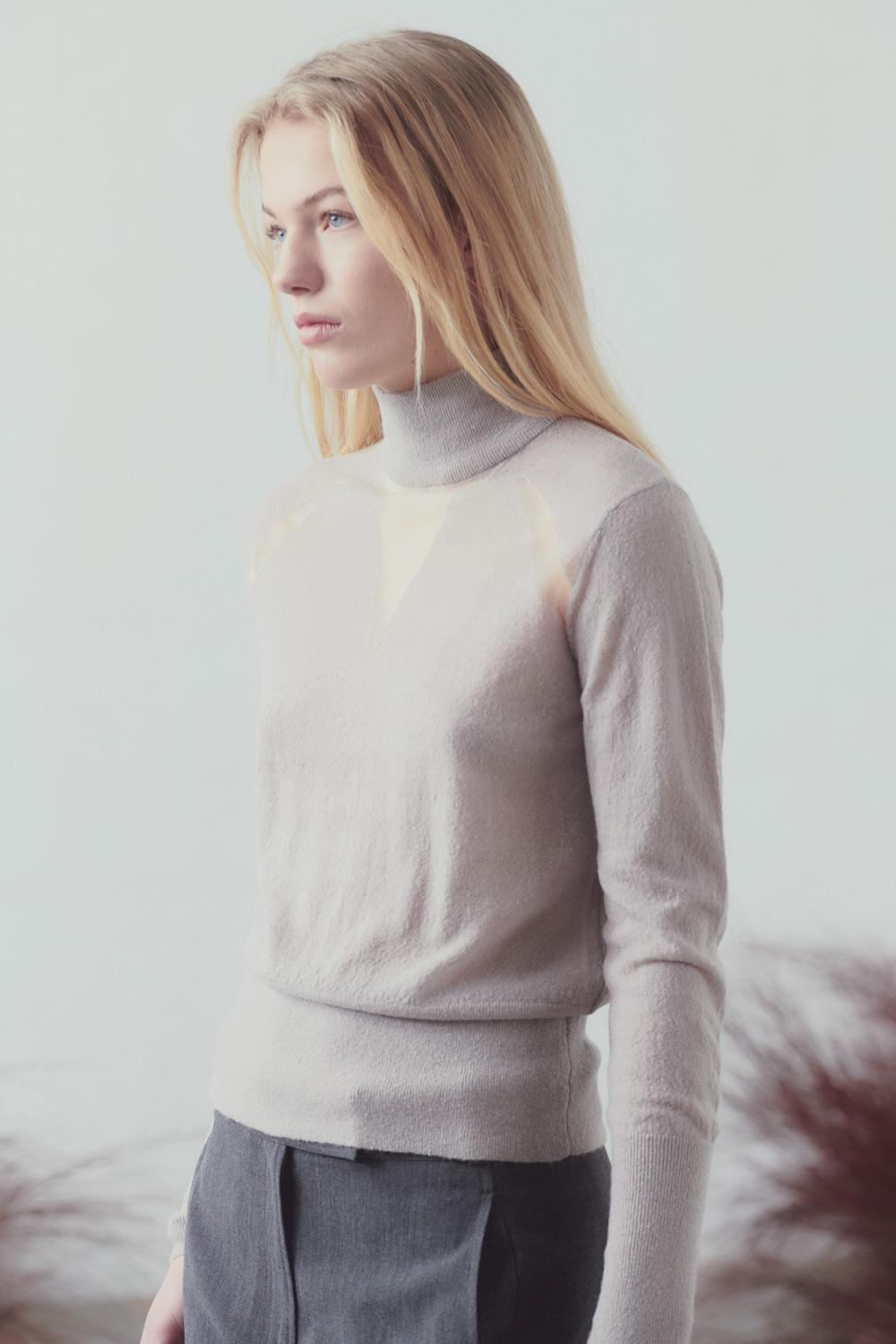 Sita Murt Jersey Con Transparencias