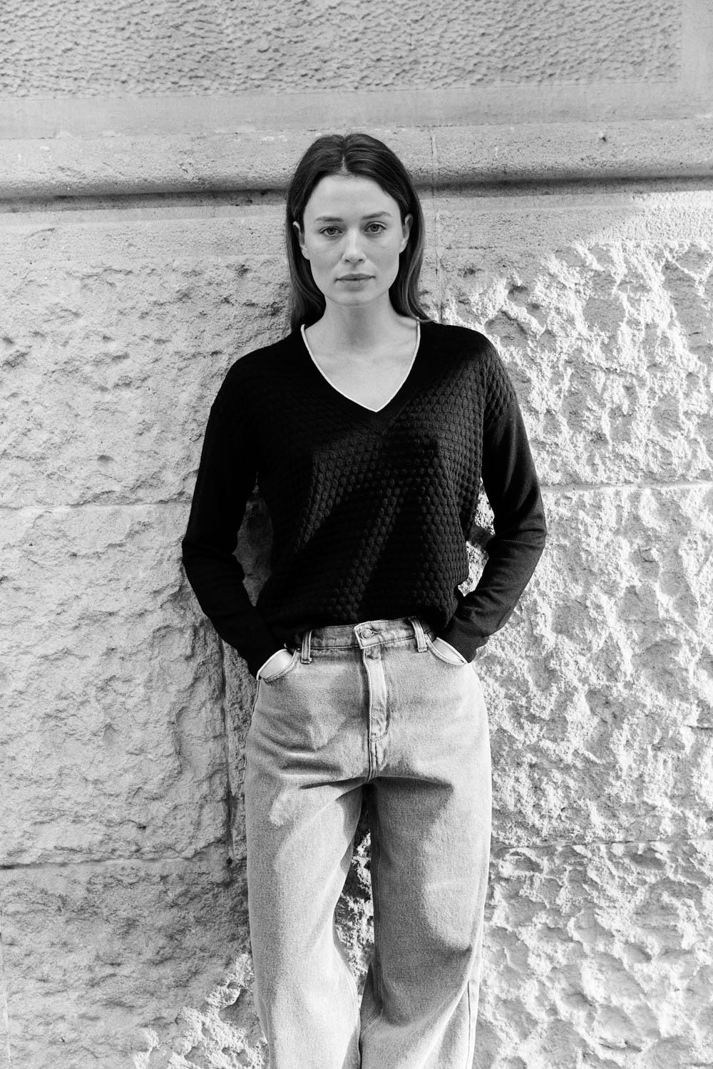 Sita Murt Jersey De Cuello Pico Con Estructura