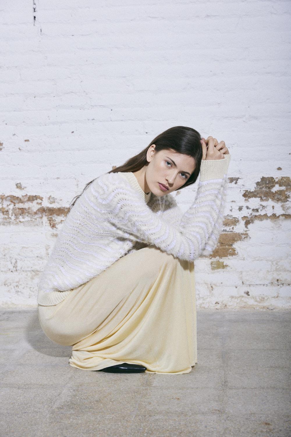 sita murt Jersey de rayas onduladas