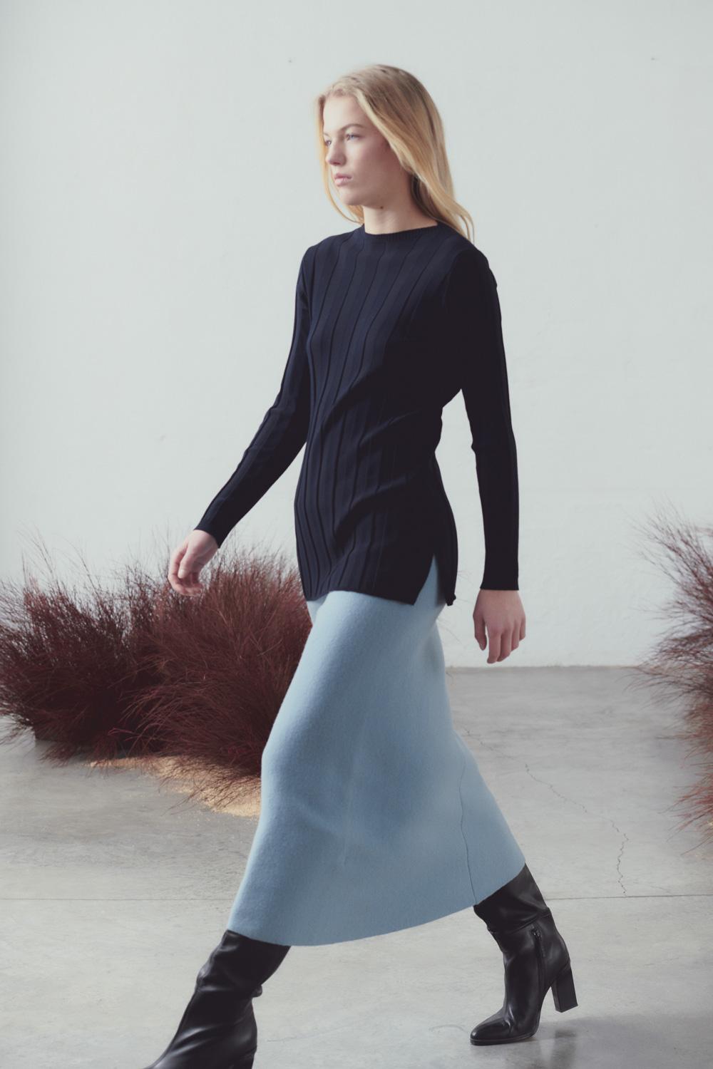 Sita Murt Jersey Largo Maxi Acanalado