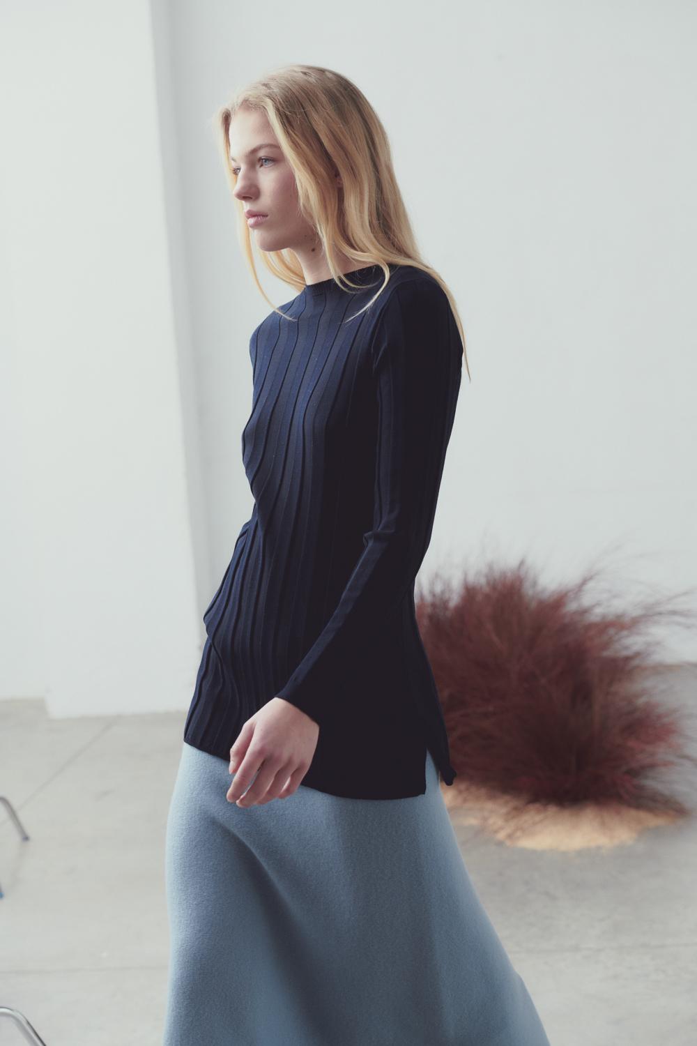 Sita Murt Jersey Largo Maxi Acanalado