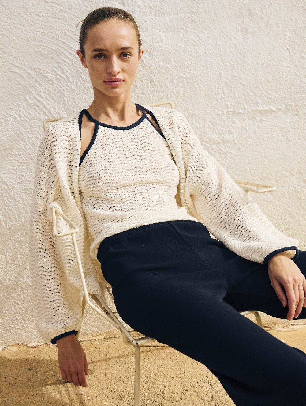 sita murt Top halter calados