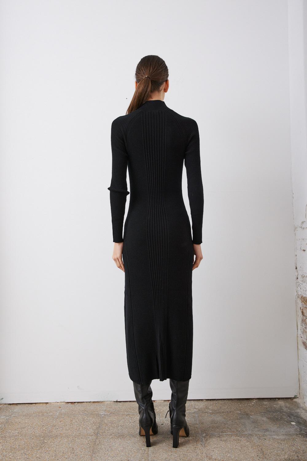 Sita Murt Vestido Acanalado Irregular