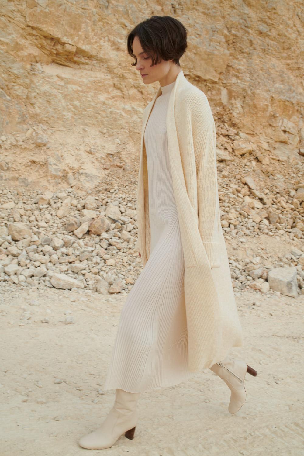 Sita Murt Vestido Acanalado Irregular