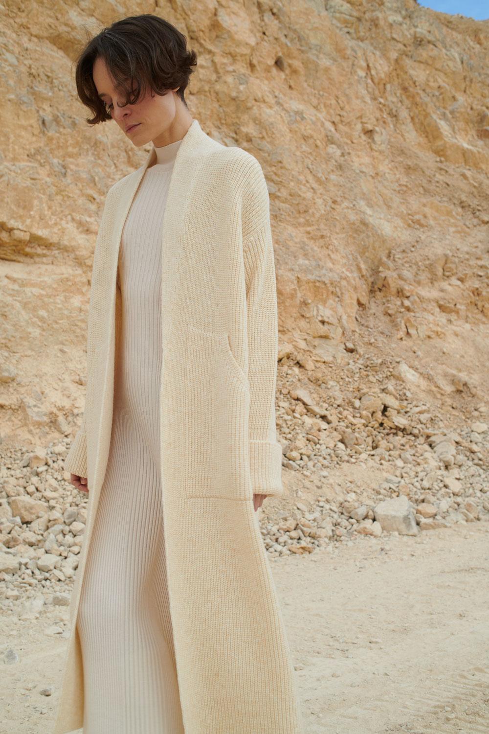 sita murt Vestido acanalado irregular