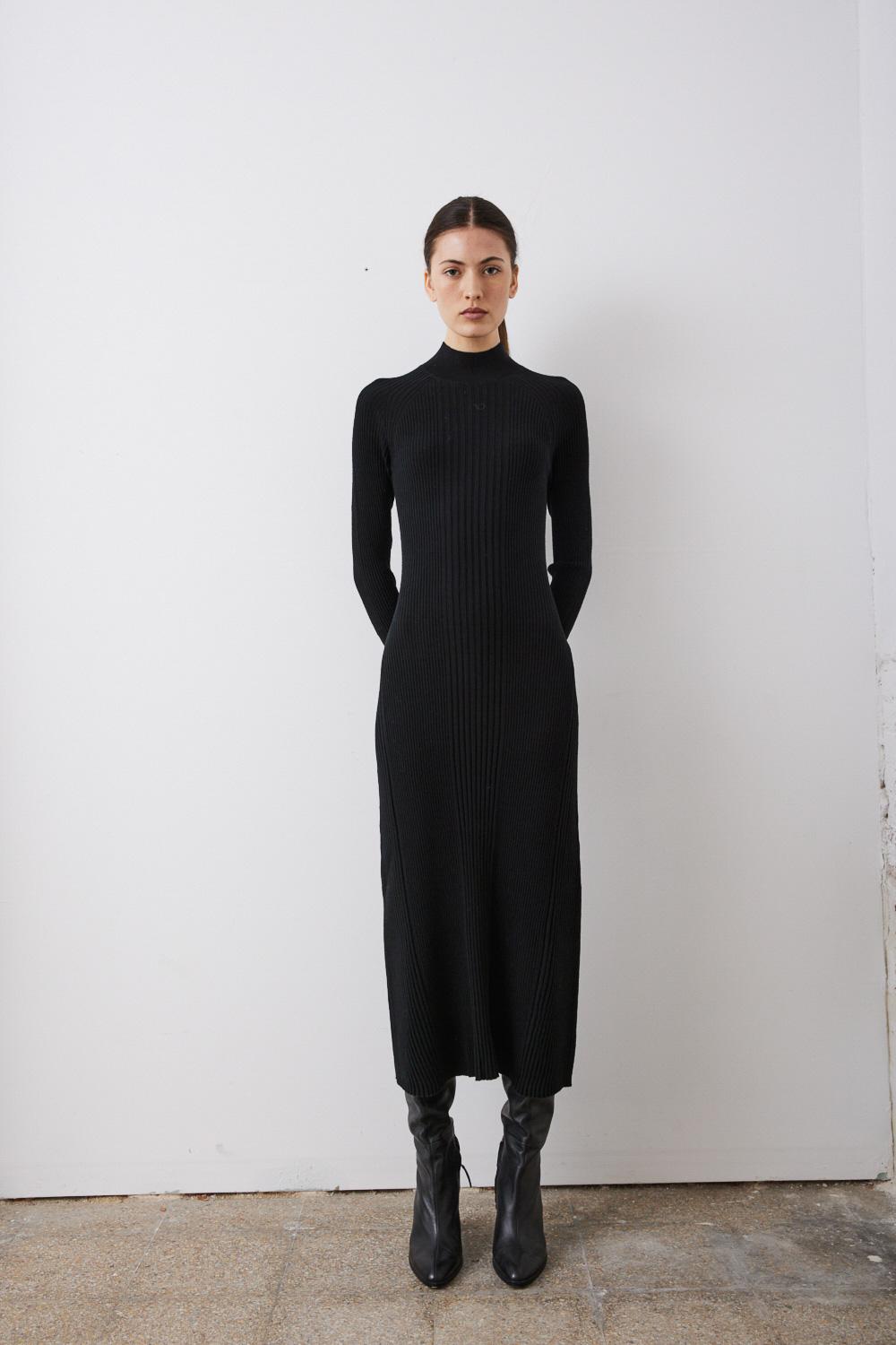 sita murt Vestido acanalado irregular