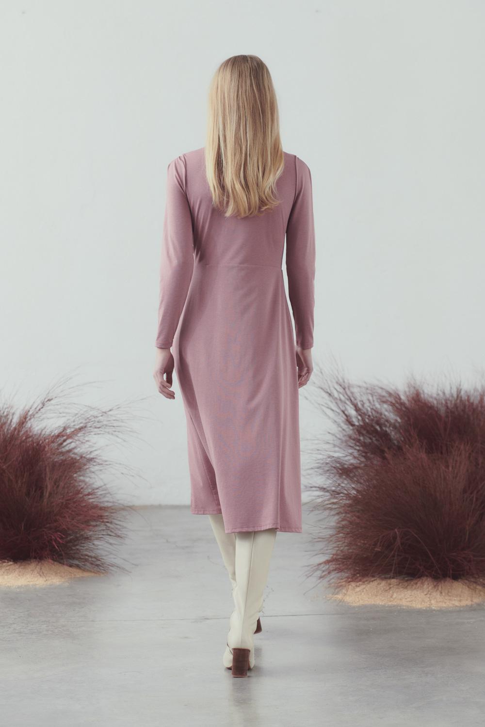 Sita Murt Vestido Midi Cruzado Delantero