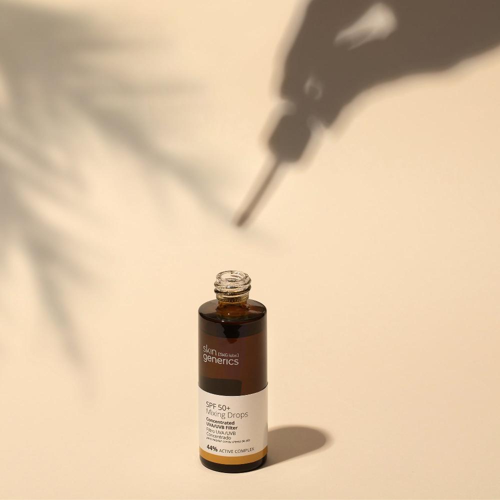 Skin Generics Gotas De Protección Solar 50+ Para Mezclar