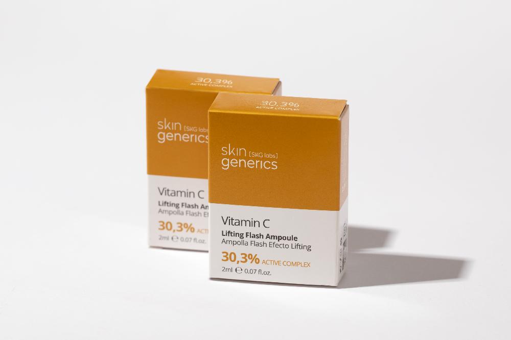 Skin Generics Ampolla Efecto Tensor Con Vitamina C
