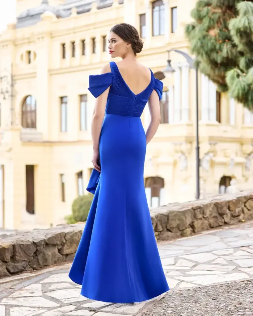 Sñ Sonia Peña Ref: 1250004 Conjunto Vestido Largo Y Chal