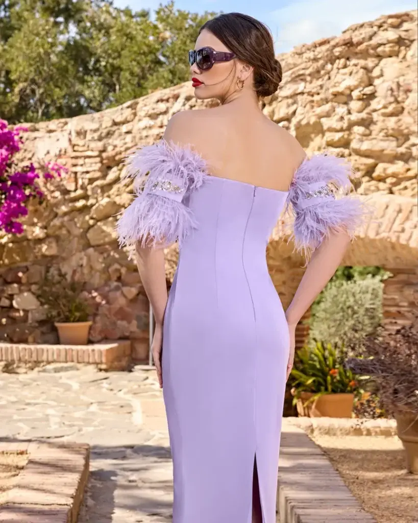 Sñ Sonia Peña Ref: 1250013 Conjunto Vestido Corto Y Chal