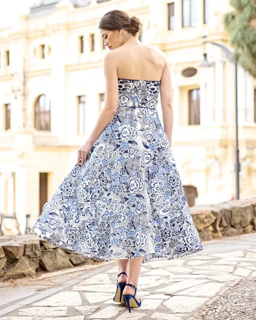 Sñ Sonia Peña Ref: 1250020 Conjunto Vestido Corto Y Chal