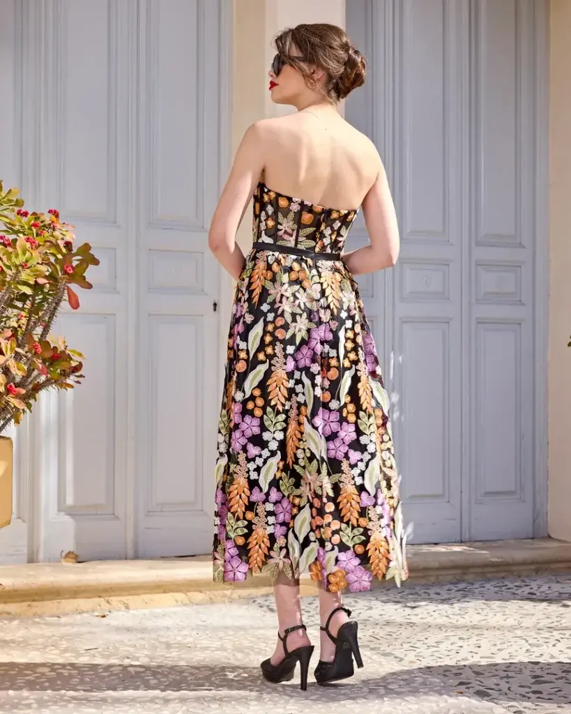 Sñ Sonia Peña Ref: 1250021 Conjunto Vestido Corto Y Chal