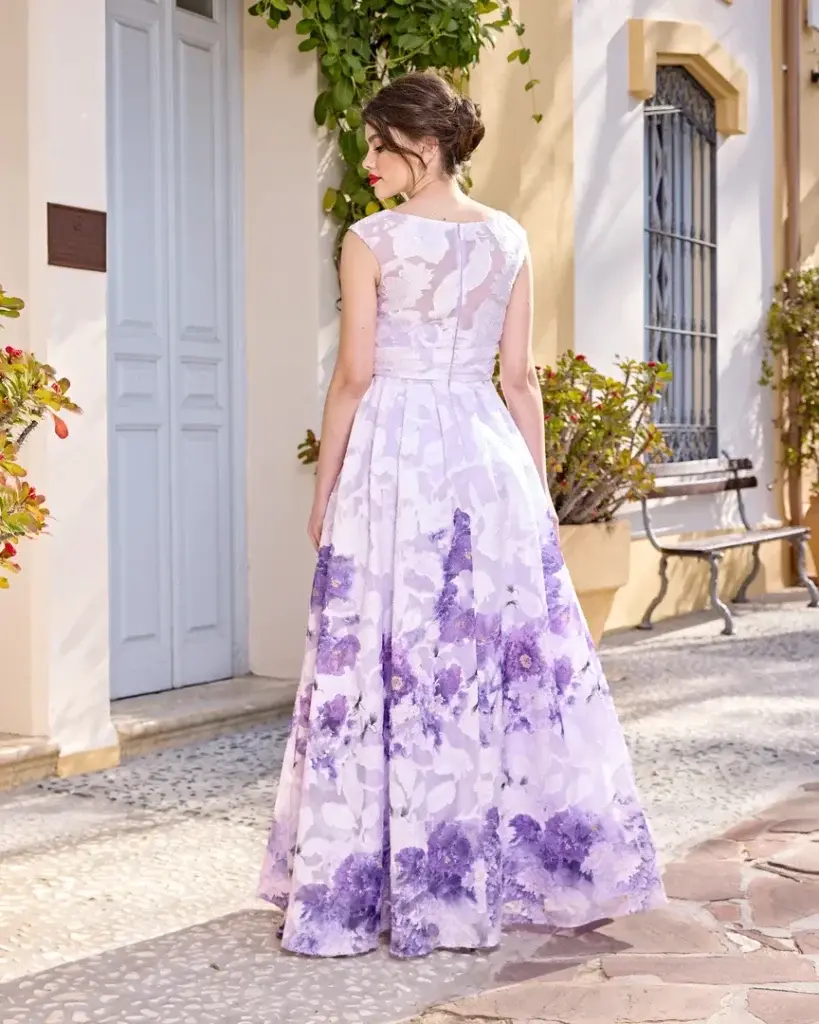 Sñ Sonia Peña Ref: 1250024 Conjunto Vestido Largo Y Chal (Prendido)