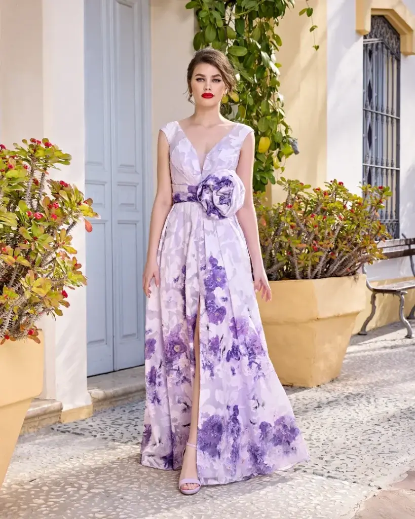 sñ sonia peña Ref: 1250024 Conjunto vestido largo y chal (Prendido)