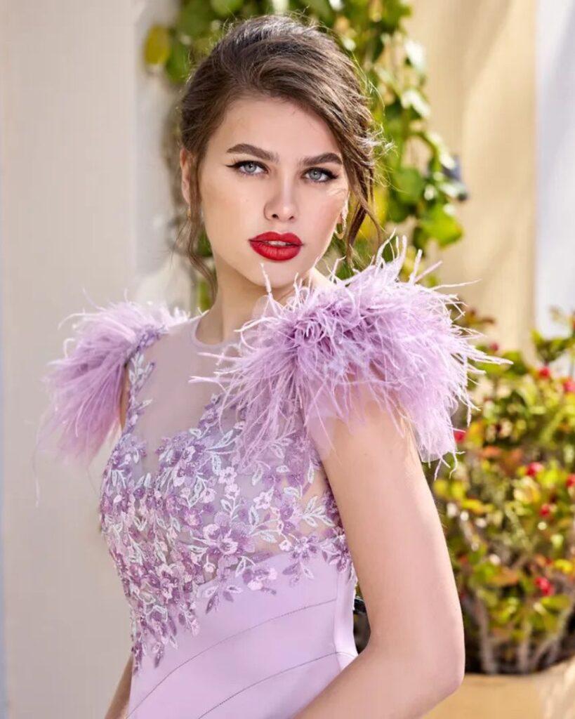 Sñ Sonia Peña Ref: 1250025 Conjunto Vestido Largo Y Chal