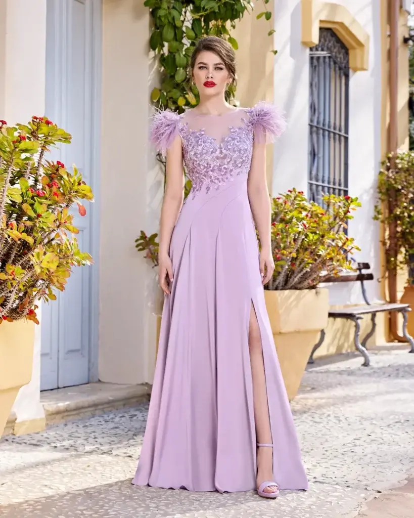 sñ sonia peña Ref: 1250025 Conjunto vestido largo y chal