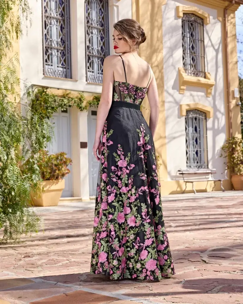 Sñ Sonia Peña Ref: 1250030 Conjunto Vestido Largo Y Chal