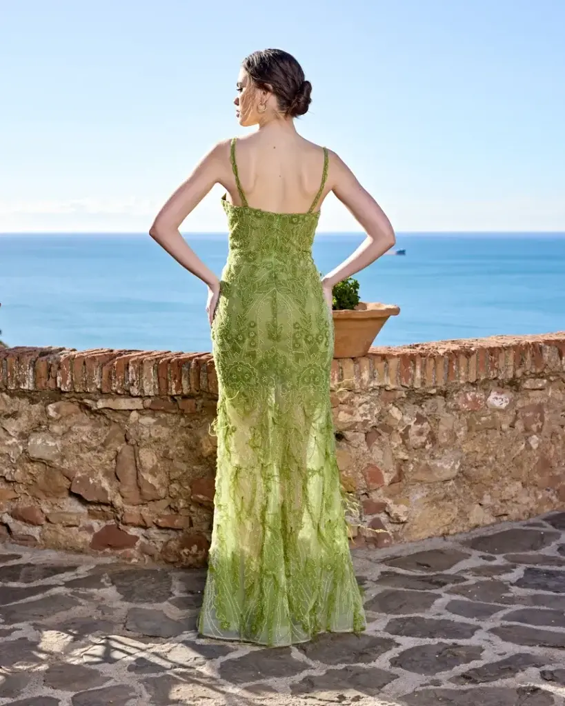 Sñ Sonia Peña Ref: 1250031 Conjunto Vestido Largo Y Chal