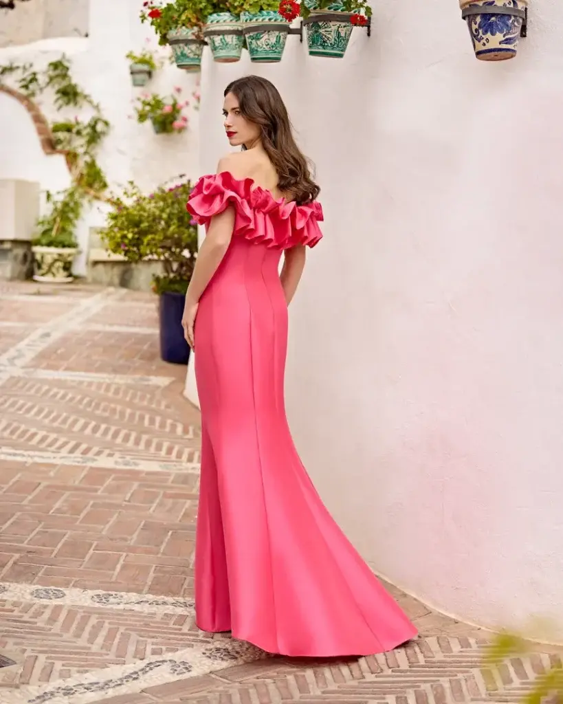 Sñ Sonia Peña Ref: 1250091 Conjunto Vestido Largo Y Chal