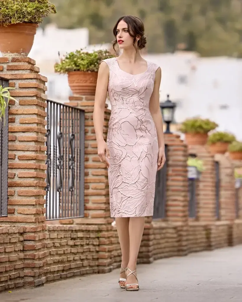 Sñ Sonia Peña Ref: 1251001 Conjunto Abrigo Y Vestido (Prendido)