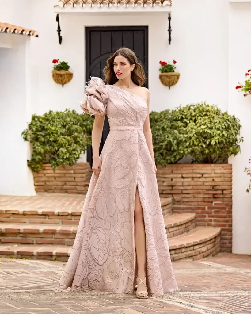 sñ sonia peña Ref: 1251002 Conjunto vestido largo y chal