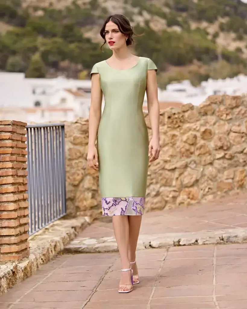 Sñ Sonia Peña Ref: 1251006 Conjunto Abrigo Y Vestido (Prendido)