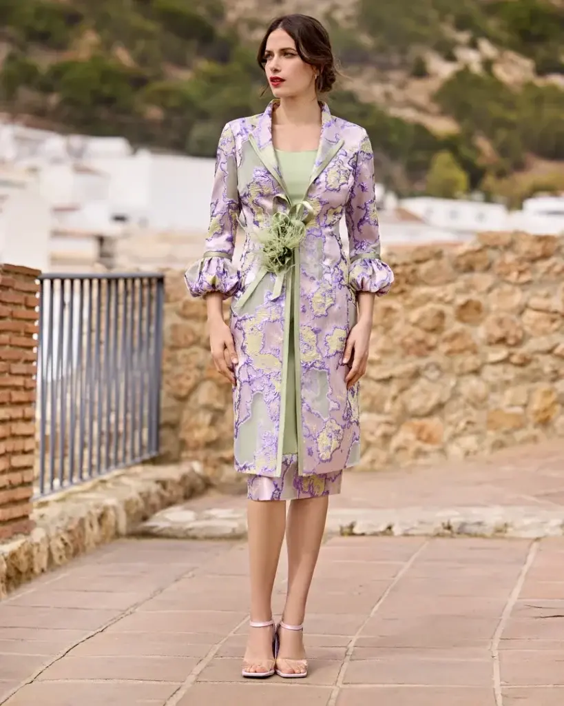 sñ sonia peña Ref: 1251006 Conjunto abrigo y vestido (Prendido)