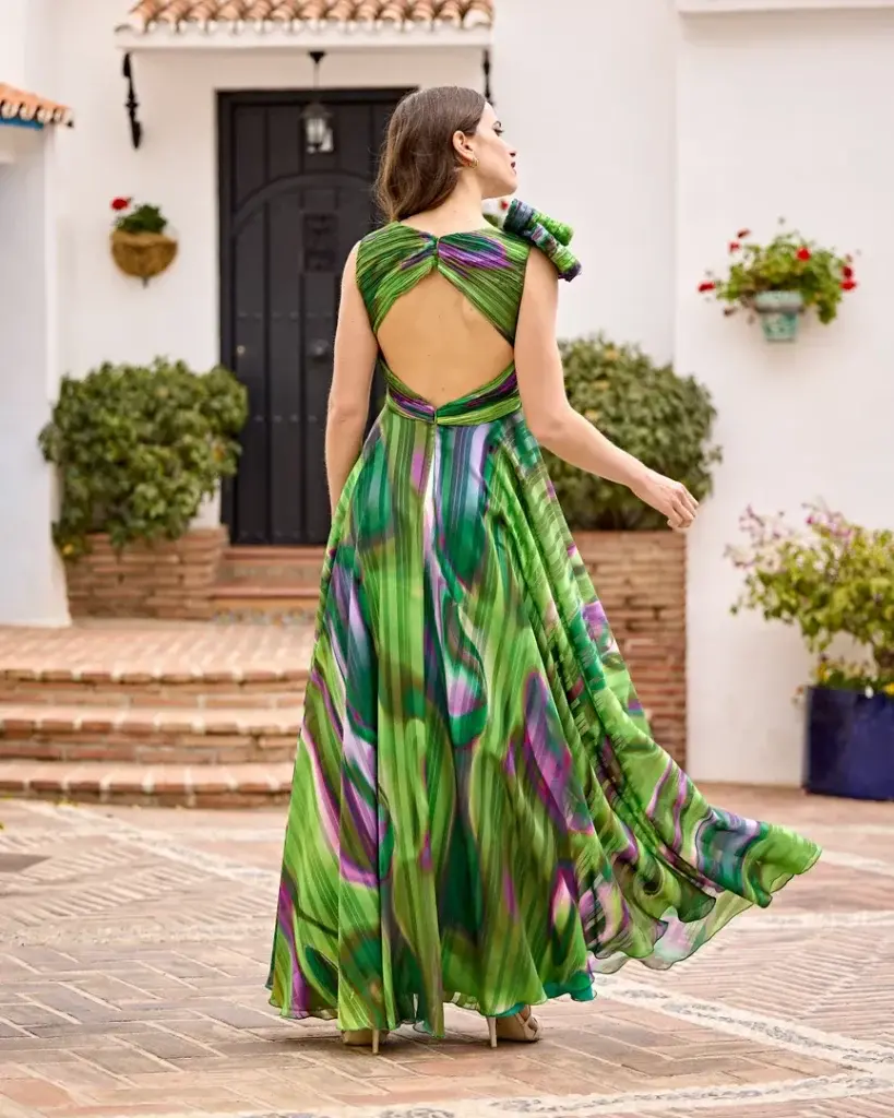 Sñ Sonia Peña Ref: 1251021 Conjunto Vestido Largo Y Chal