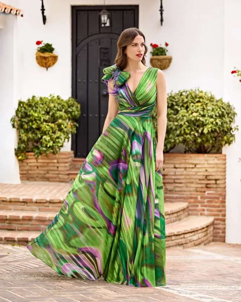 sñ sonia peña Ref: 1251021 Conjunto vestido largo y chal