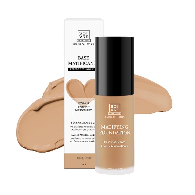 soivre cosmetics Base maquillaje matificante medio 30ml
