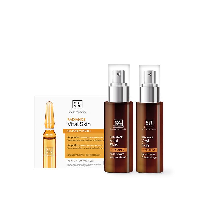 soivre cosmetics RUTINA RADIANCE VITAL SKIN – ILUMINADORA