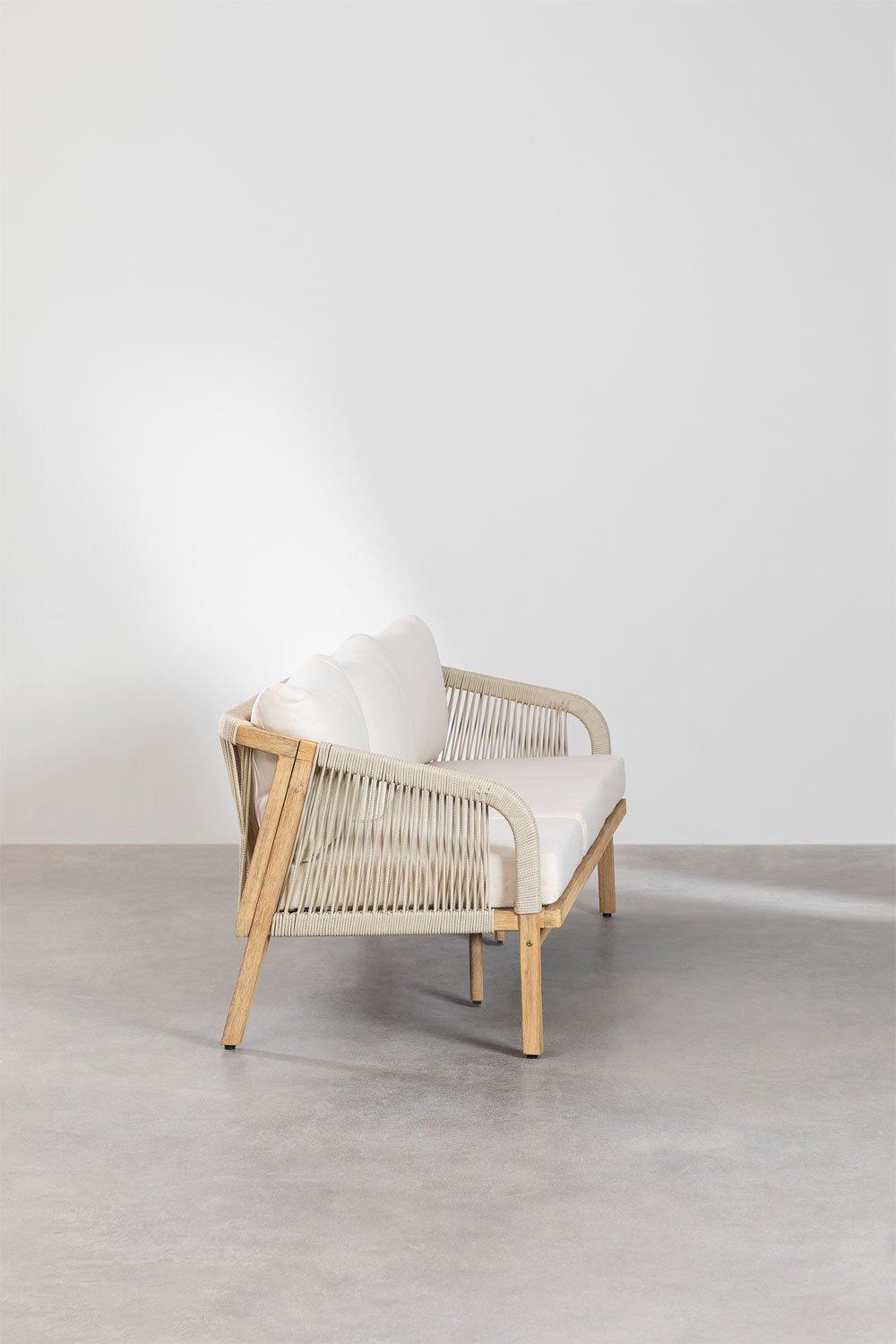 Sklum 3-osobowa Sofa Ogrodowa Z Drewna Akacjowego Dubaj