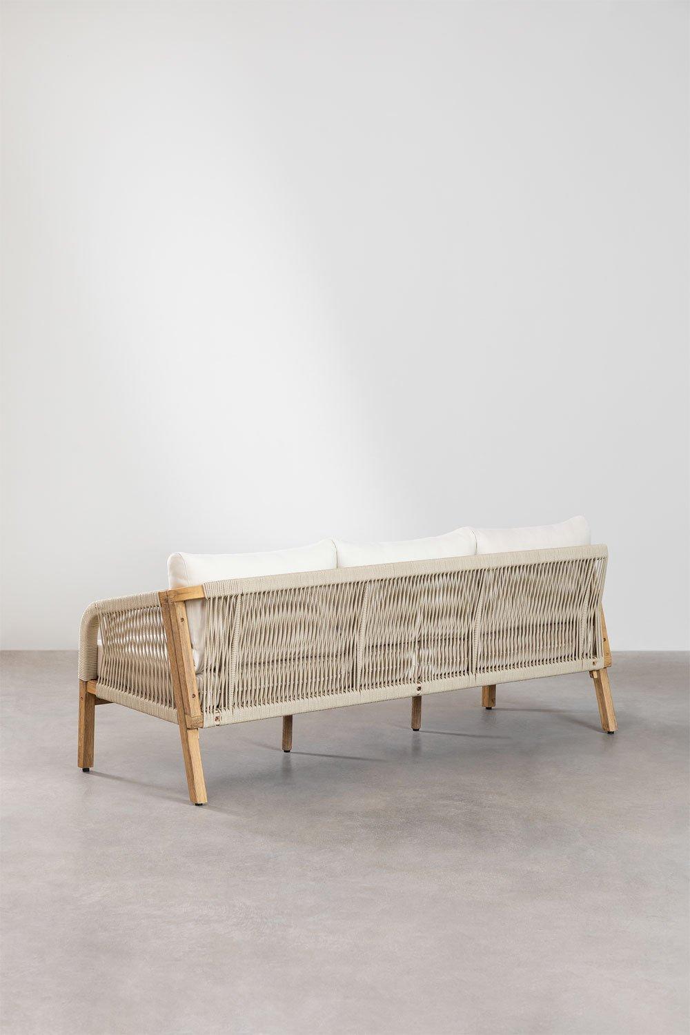 Sklum 3-osobowa Sofa Ogrodowa Z Drewna Akacjowego Dubaj