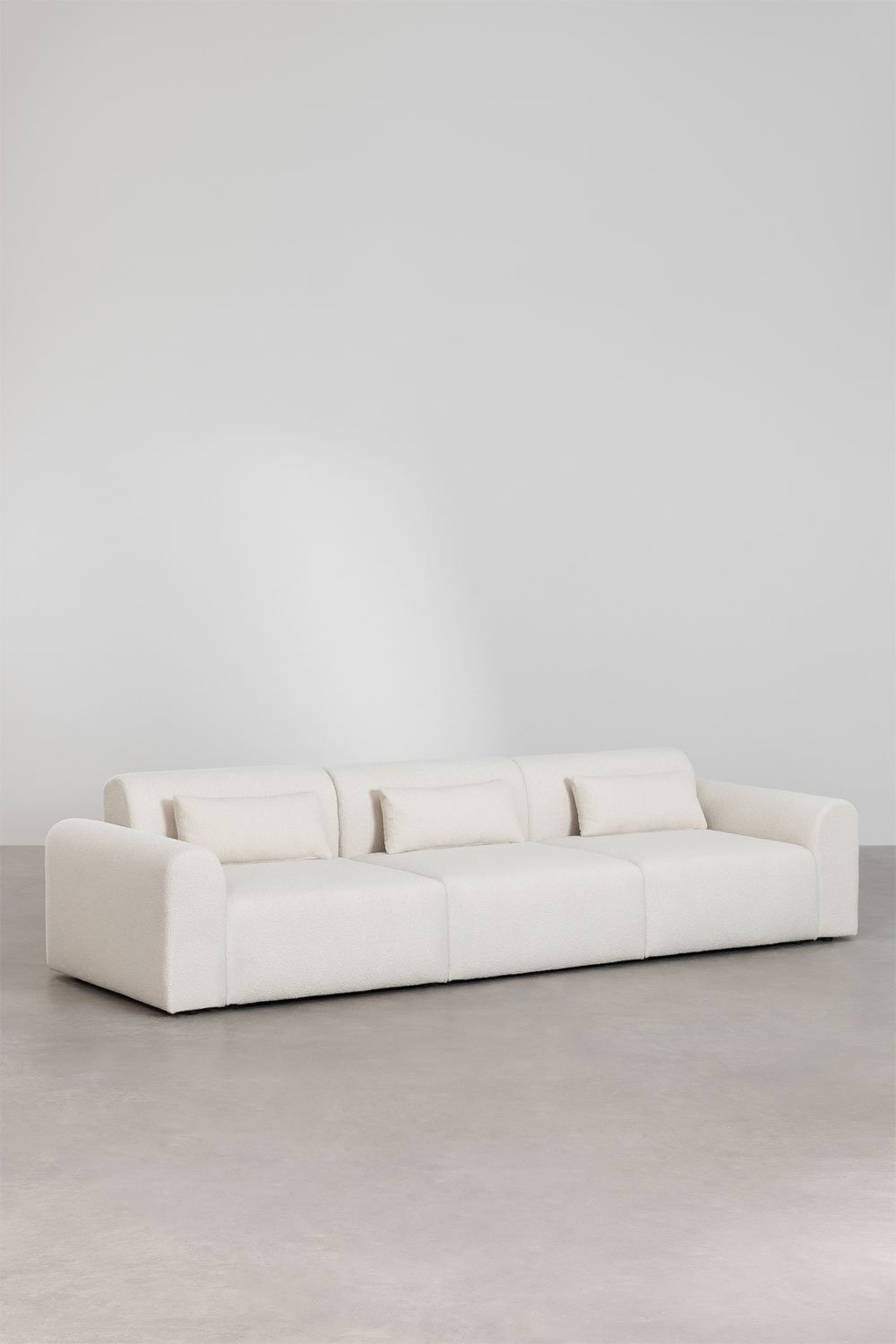 Sklum 3-teiliges Modulares Sofa Aus Borjan-Lammfell