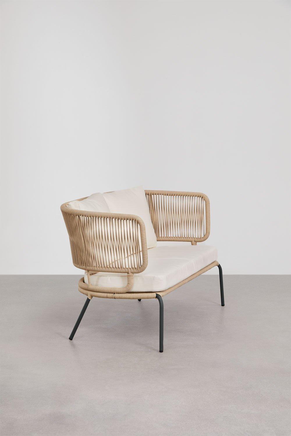 Sklum 5-delige Loungeset Met 2-zitsbank 2 Fauteuils En 2 Salontafels Calipso