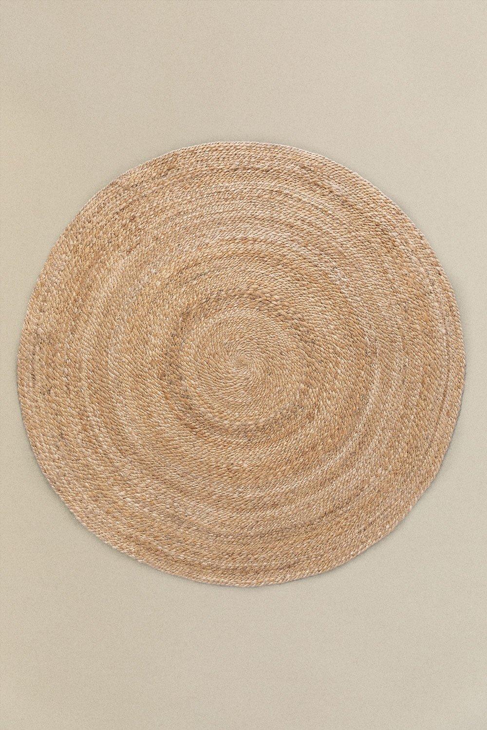 sklum Alfombra Redonda en Yute Natural (Ø145 cm) Keren