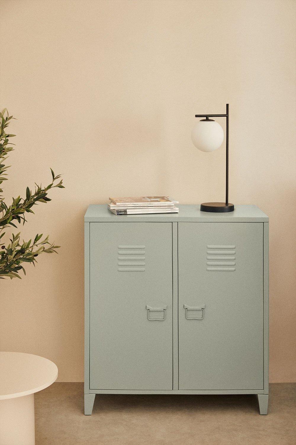 sklum Aparador Taquilla de 2 Puertas en Acero Pohpli