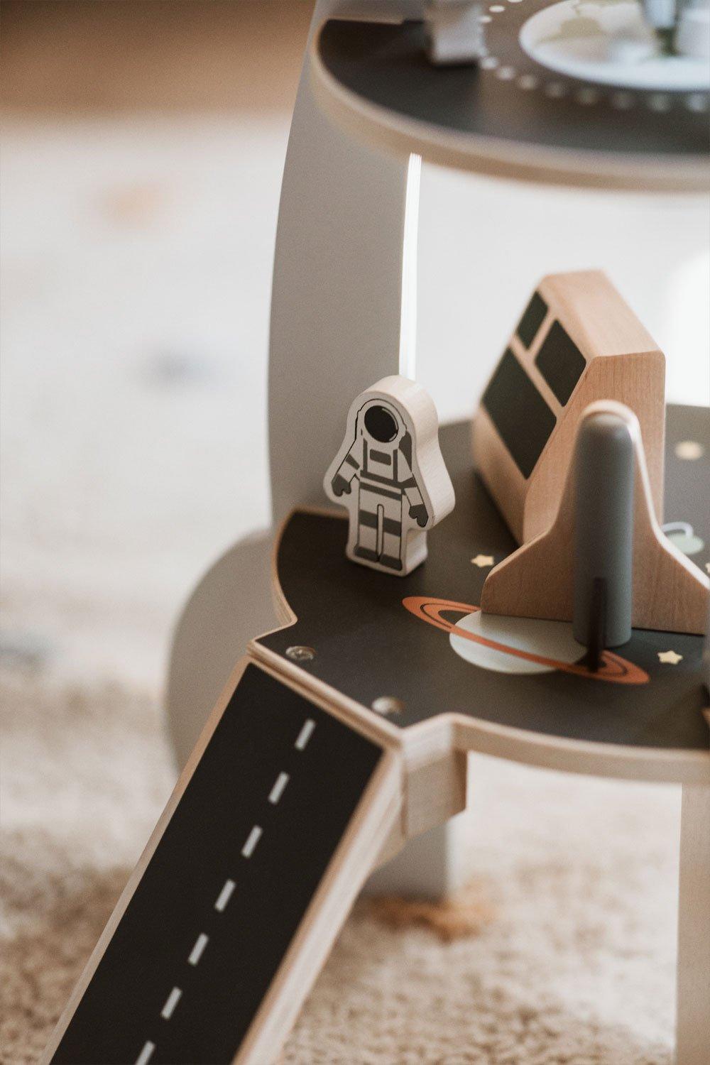 Sklum Apirelo Kids Houten Raket Met Meerdere Activiteiten