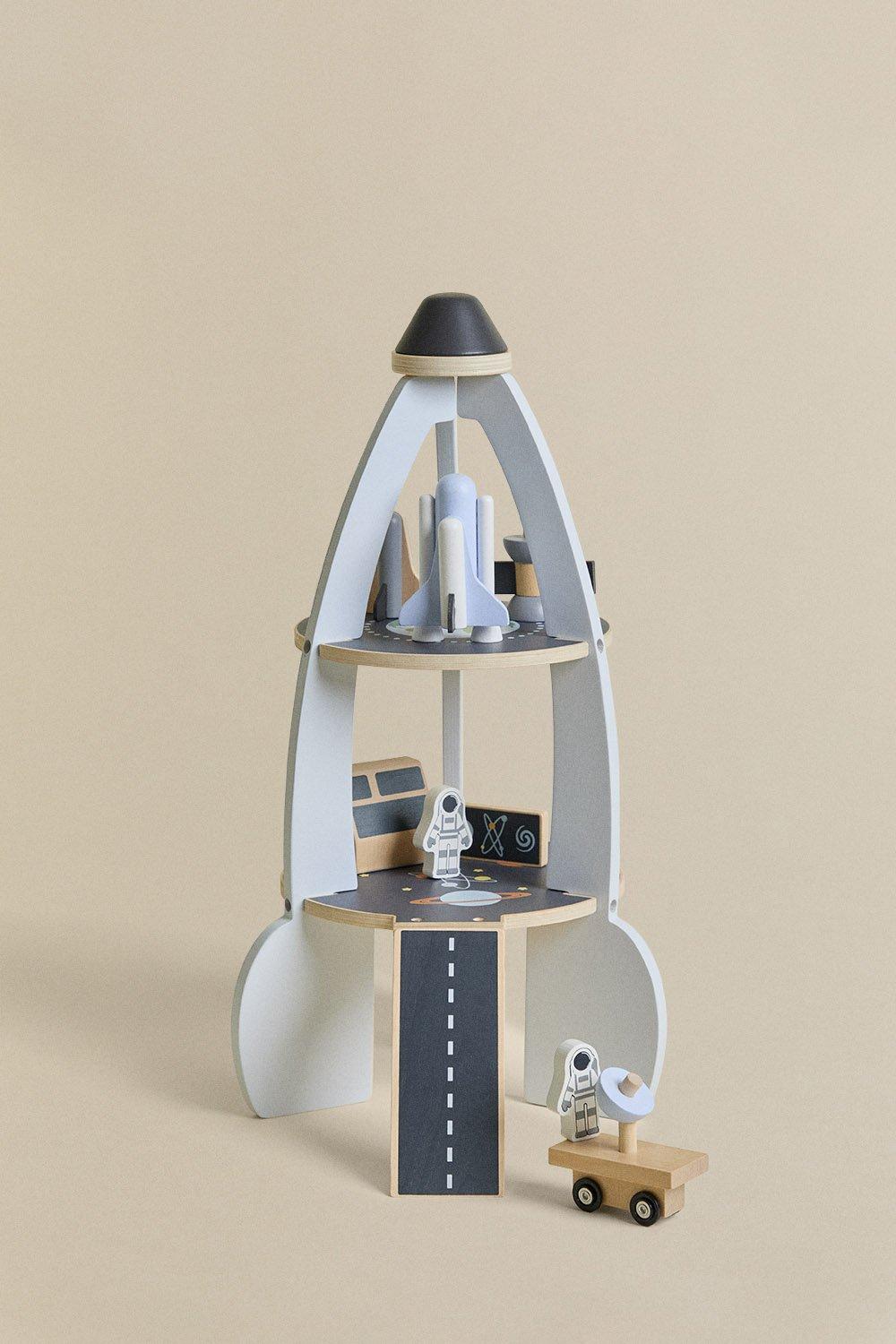 Sklum Apirelo Kids Houten Raket Met Meerdere Activiteiten