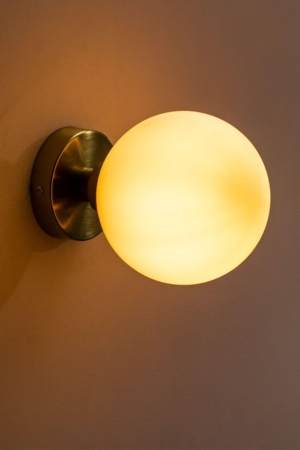 Sklum Aplique De Pared Con Bola De Cristal Uvol Traditional